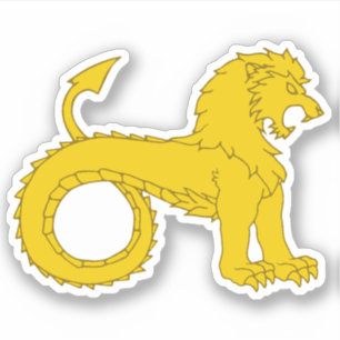 Sticker en vinyle SCA Mooneschadlose 3" x 3"