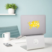 Sticker en vinyle SCA Northshield (Ordinateur portable sur le bureau)