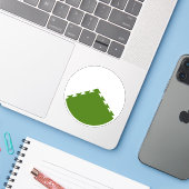 Sticker en vinyle SCA Rowany (Ordinateur portable avec iPhone)