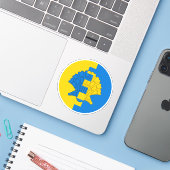 Sticker en vinyle SCA Seawinds (Ordinateur portable avec iPhone)