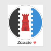 Sticker en vinyle SCA South Downs (Feuille)