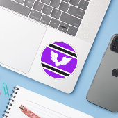 Sticker en vinyle SCA Spiaggia Levantina (Ordinateur portable avec iPhone)