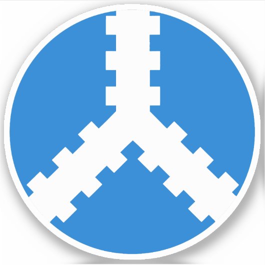 Sticker en vinyle SCA Twin Moons (Devant)