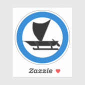 Sticker en vinyle SCA Western Seas (Feuille)