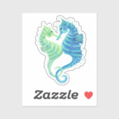 Sticker en vinyle Seahorse (Feuille)