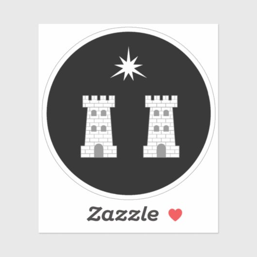 Sticker en vinyle stargate SCA (Feuille)