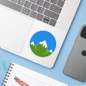 Sticker en vinyle Sul Ered SCA (Ordinateur portable avec iPhone)