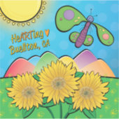 Sticker en vinyle - Sunny Buellton -Buellton.Art (Devant)