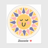 Sticker en vinyle Sunset (Feuille)