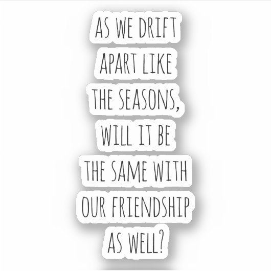 Sticker en vinyle sur mesure (Devant)