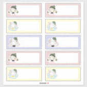 Sticker en vinyle sur mesure Bon Voyage (Feuille)