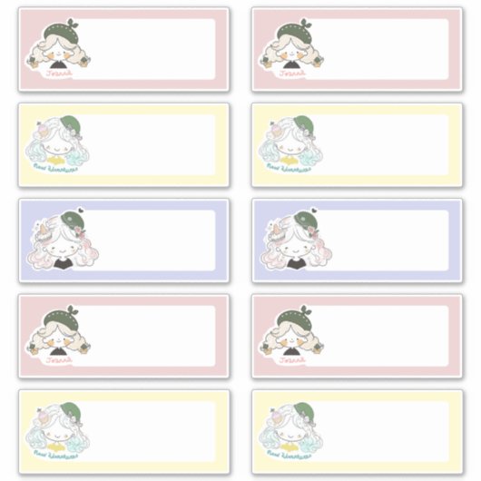 Sticker en vinyle sur mesure Bon Voyage (Devant)