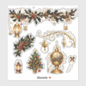 Sticker en vinyle sur mesure Christmas_13 (Feuille)