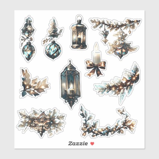 Sticker en vinyle sur mesure Christmas_14 (Feuille)
