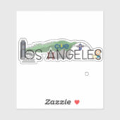 Sticker en vinyle sur mesure CUE Los Angeles (Feuille)