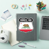 Sticker en vinyle sur mesure de Californie Route 6 (Couverture iPad)