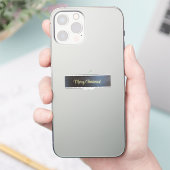 Sticker en vinyle sur mesure de Noël joyeux (Téléphone)