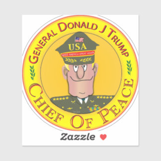 Sticker en vinyle sur mesure Donald J Trump