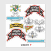 Sticker en vinyle sur mesure du 2e Ranger BN (Feuille)