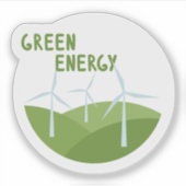 Sticker en vinyle sur mesure écologique (Devant)