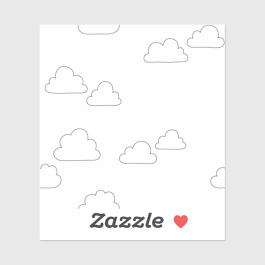 Sticker en vinyle sur mesure en albâtre (Feuille)