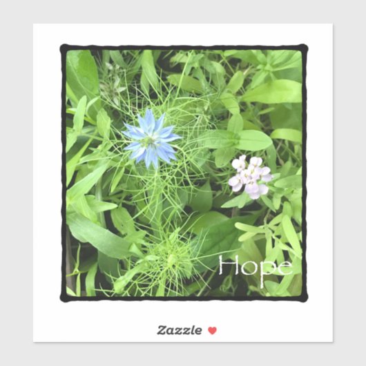 Sticker en vinyle sur mesure Hope (Feuille)