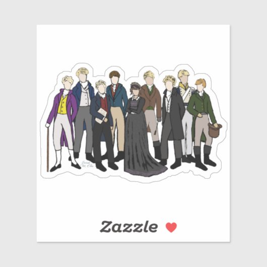 Sticker en vinyle sur mesure Jonquil Brothers (Feuille)