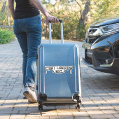 Sticker en vinyle sur mesure large Fort Liberty NC (Valise Insitu)
