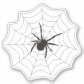 Sticker en vinyle sur mesure pour araignée et web (Devant)