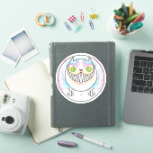 Sticker en vinyle sur mesure pour chat Cheshire de (Couverture iPad)