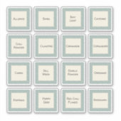 Sticker en vinyle sur mesure pour Étiquettes d'épi (Devant)