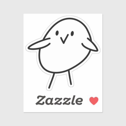 Sticker en vinyle sur mesure pour poussette à main (Feuille)