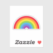 Sticker en vinyle sur mesure Rainbow (Feuille)