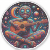 Sticker en vinyle sur mesure SAM Cosmic Circle (Devant)