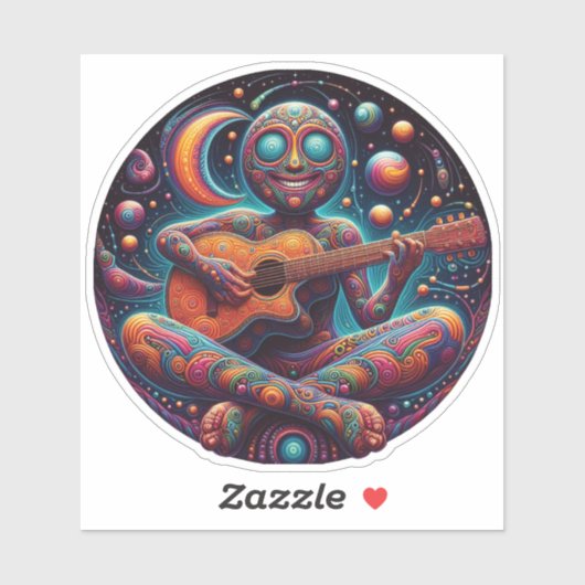 Sticker en vinyle sur mesure SAM Cosmic Circle (Feuille)