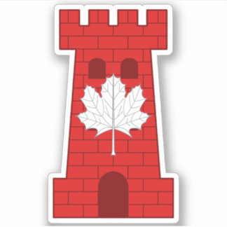 Sticker en vinyle sur mesure SCA Castel Rouge