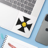Sticker en vinyle sur mesure SCA Lionsdale (Ordinateur portable avec iPhone)