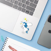 Sticker en vinyle sur mesure Sky Unicorn (Ordinateur portable avec iPhone)