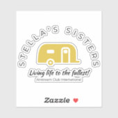 Sticker en vinyle sur mesure Stella's Sisters (Feuille)