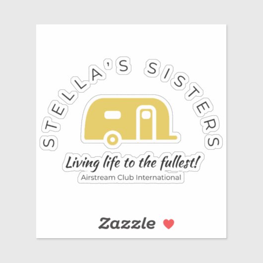 Sticker en vinyle sur mesure Stella's Sisters (Feuille)