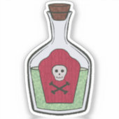 Sticker en vinyle sur mesure Tonic de sorcière (Recto)