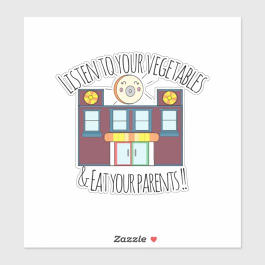 Sticker en vinyle sur mesure Waffles&Mochi (Feuille)