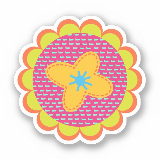 Sticker en vinyle taillé sur mesure (Devant)