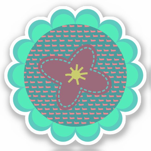 Sticker en vinyle taillé sur mesure (Recto)