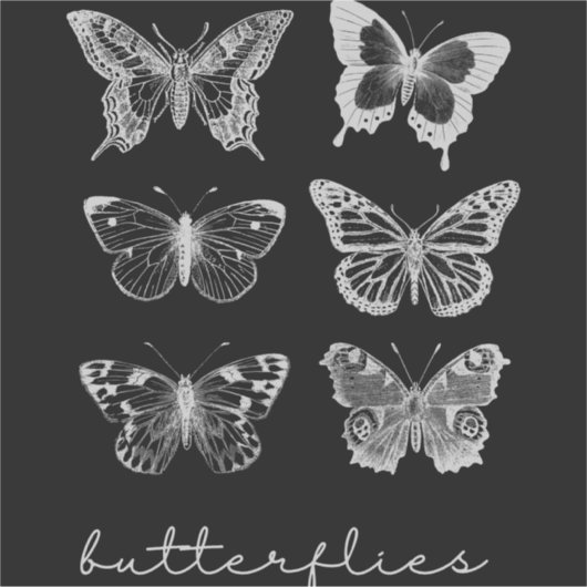 Sticker en vinyle taillé sur mesure Butterfly Woma (Devant)