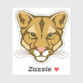 Sticker en vinyle taillé sur mesure Panthers (Feuille)