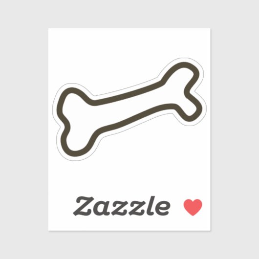 Sticker en vinyle taillé sur mesure pour chien tir (Feuille)