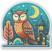 Sticker en vinyle taillé sur mesure pour les oisea (Devant)