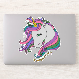 Sticker en vinyle taillé sur mesure - Unique