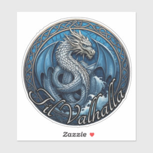 Sticker en vinyle Til Valhalla